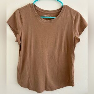 Abercrombie & Fitch Tan Soft T shirt